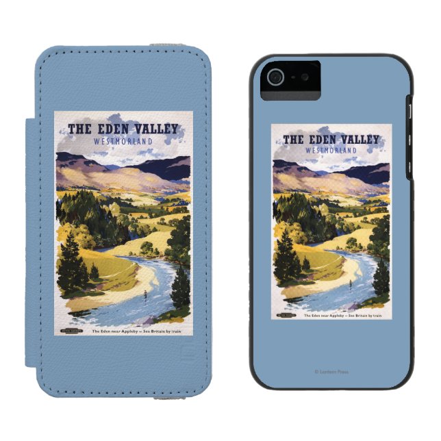 Fisherman in the Eden Valley Incipio iPhone Wallet Case (Side by Side)