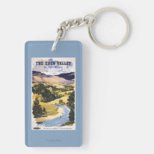 Fisherman in the Eden Valley Key Ring