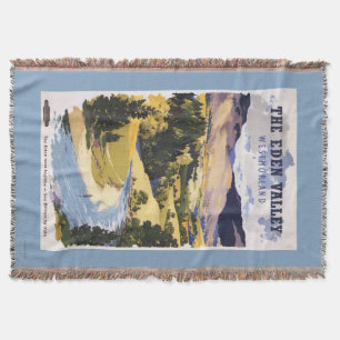 Fisherman in the Eden Valley Throw Blanket