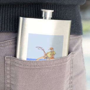 Fisherman Inside classic flask