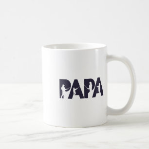 Fisherman Papa Funny Fisher Dad Fishing Father Gif Coffee Mug
