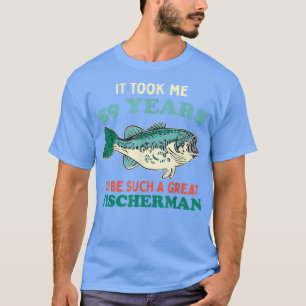 Fisherman Party Fishing Angler Fish 59th Birthday T-Shirt