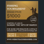 Fisherman Portrait, Fishing Tournament Event Flyer<br><div class="desc">Fisherman Portrait,  Fishing Tournament Event Advertising Flyers By The Business Card Store.</div>