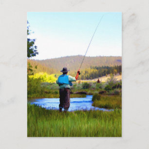 FISHERMAN POSTCARD