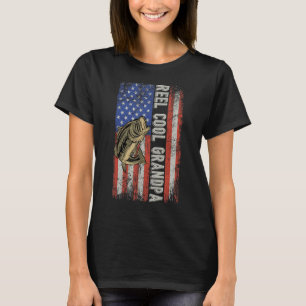 Fisherman Reel Cool Grandpa Father's Day For Grand T-Shirt