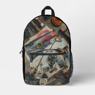 Fisherman’s Deck Custom Printed Backpack