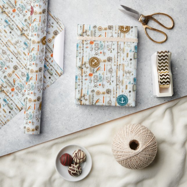 Fisherman’s Deck Wrapping Paper (Crafts)
