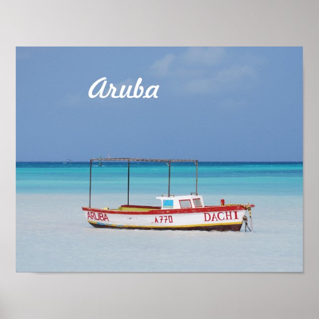 Fisherman’s Hut Beach Poster (Front)