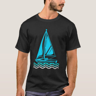 Fisherman Sailing Boating Fishing Sailing Captain T-Shirt