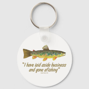Fisherman Saying Key Ring