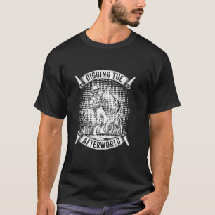 Fisherman Skeleton - Angler Angling Fishing T-Shirt