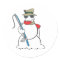 fisherman snowman