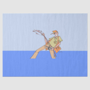 Fisherman tissue paper