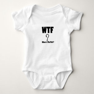 Fisherman Where's The Fish Funny Fishing Dad Gifts Baby Bodysuit