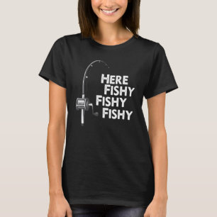Fisherman with fishing rod T-Shirt