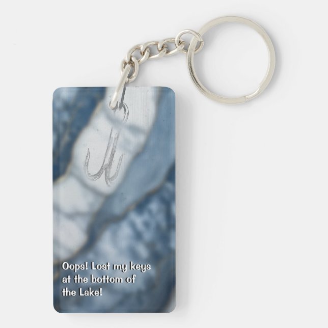 Fisherman's Acrylic Keychain (Back)