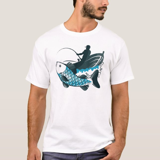 Fisherman's Catch - The Joy of Fishing T-Shirt (Front)
