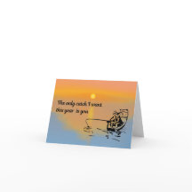 Fisherman's Catch Valentine's Day Card