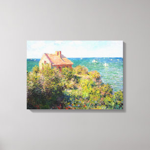 Fisherman's Cottage at Varengeville Claude Monet Canvas Print