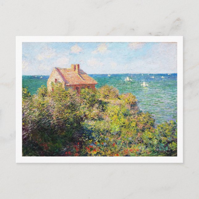 Fisherman's Cottage at Varengeville Claude Monet Postcard (Front)
