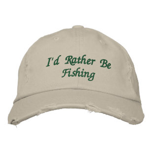 Fisherman's embroidered Cap