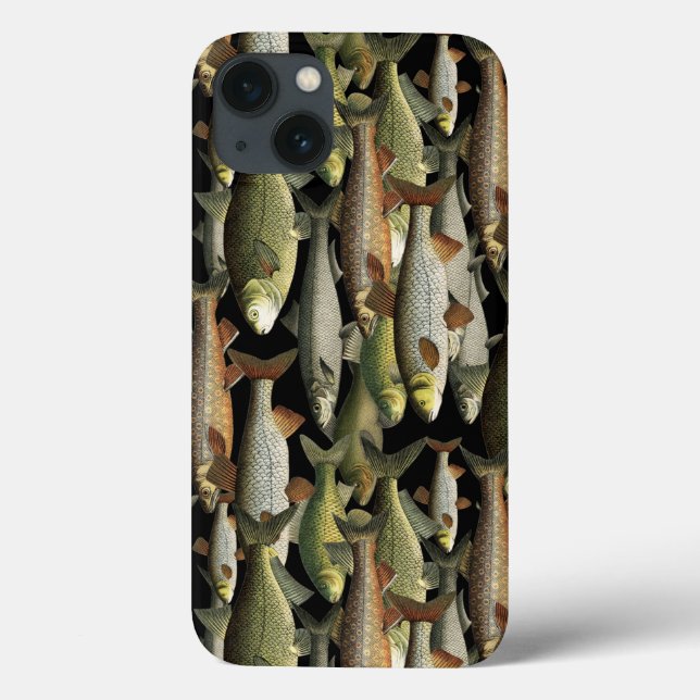 Fisherman's Fantasy Fish Pattern Case-Mate iPhone Case (Back)