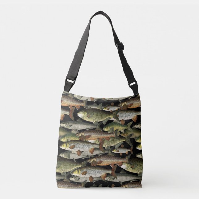 Fisherman's Fantasy Outdoor Sportsman Pattern Crossbody Bag (Front)