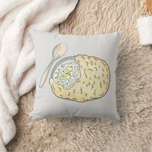 Fisherman's Fish Pie UK British Pub Food Cuisine Cushion