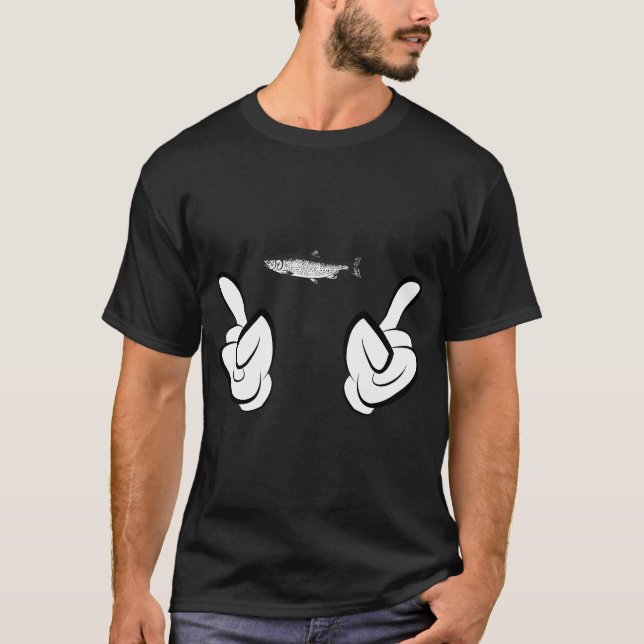 Fisherman's Lenght Funny  T-Shirt (Front)