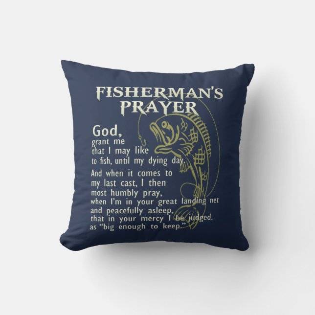 Fisherman's Prayer Cushion (Front)