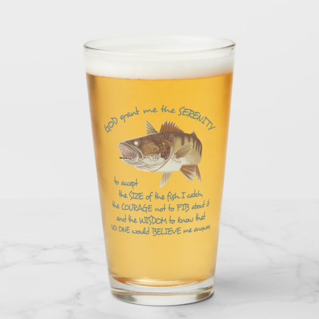 Fisherman's Prayer Glass (Front Filled)