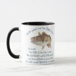 Fisherman's Prayer Mug<br><div class="desc">Walleye with humourous fisherman's prayer</div>