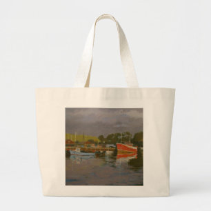Fisherman's Quay Salcombe 2 Large Tote Bag