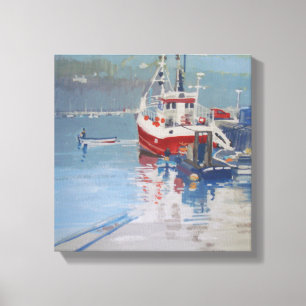 Fisherman's Quay Salcombe Canvas Print