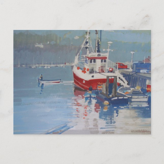 Fisherman's Quay Salcombe Postcard (Front)