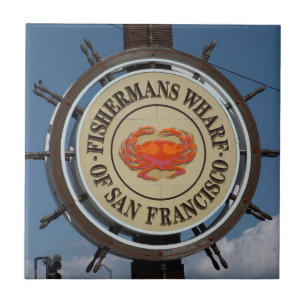 Fisherman's Wharf Sign Tile