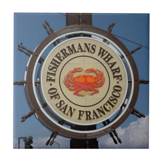 Fisherman's Wharf Sign Tile (Front)