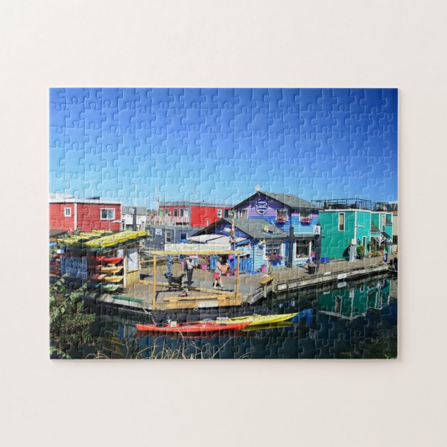 Fisherman's Wharf Victoria British Columbia Canada Jigsaw Puzzle (Horizontal)