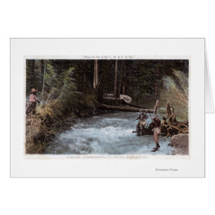 Fishermen Fishing at Commonwealth Creek