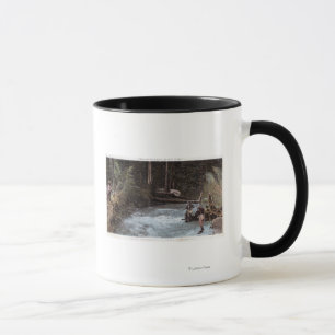 Fishermen Fishing at Commonwealth Creek Mug