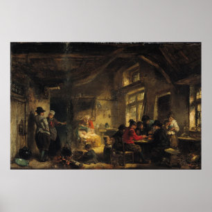 Fishermen from the Island of Marken Poster