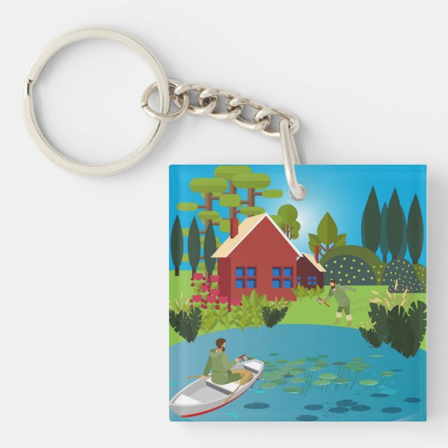 Fishermen Key Ring (Front)