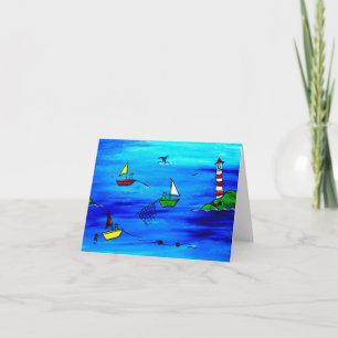 Fishermen note card