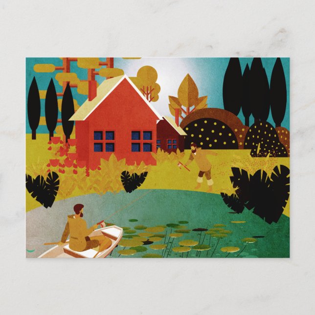 Fishermen  postcard (Front)