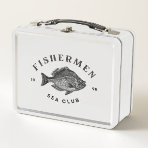 Fishermen Sea Club Metal Lunch Box
