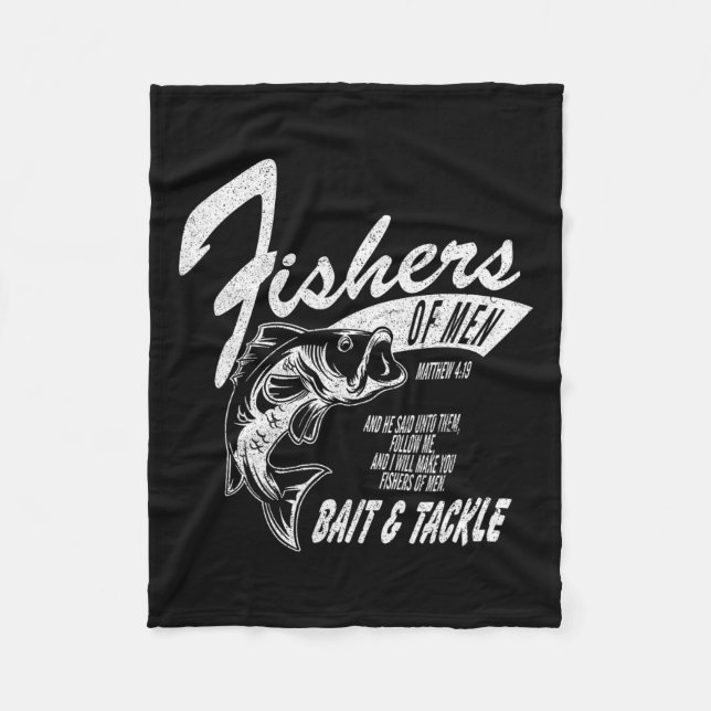 Fishers Of Men Graphic Tee - Inspired  Fleece Blanket (Front)