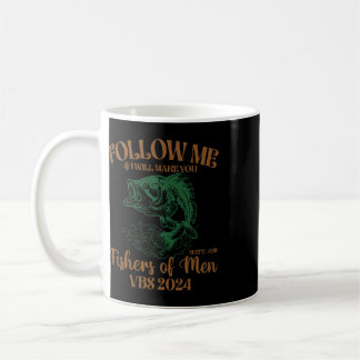Fishers Of Men Matt 419 Vbs 2024 Retro Christian F Coffee Mug