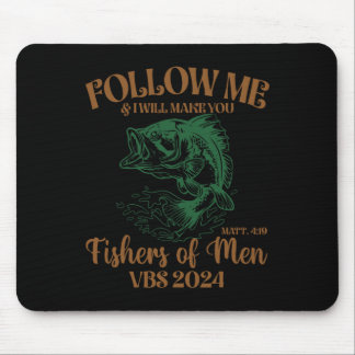 Fishers Of Men Matt 419 Vbs 2024 Retro Christian F Mouse Mat