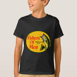 Fishers Of Men Matthew 4_19 Christian Fishing Bibl T-Shirt