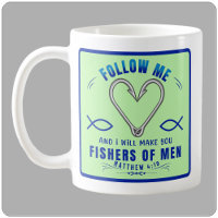 FISHERS OF MEN MUG GREEN